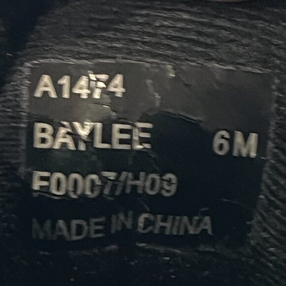 COACH BAYLEE SIGNATURE LOGO BLACK & WHITE SNEAKERINAS - BALLET FLAT SNEAKERS -6M - Picture 8 of 9